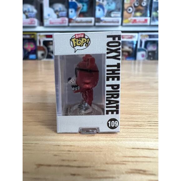 BITTY Foxy Pirate Five Nights Freddy's Funko Pop #109 5NAF Horror 5 Video Games - Picture 4 of 6